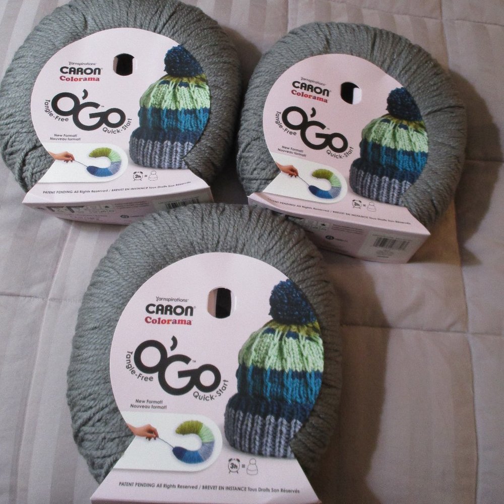 Lot of Three Caron Colorama Yarns Pave The Way  NEW